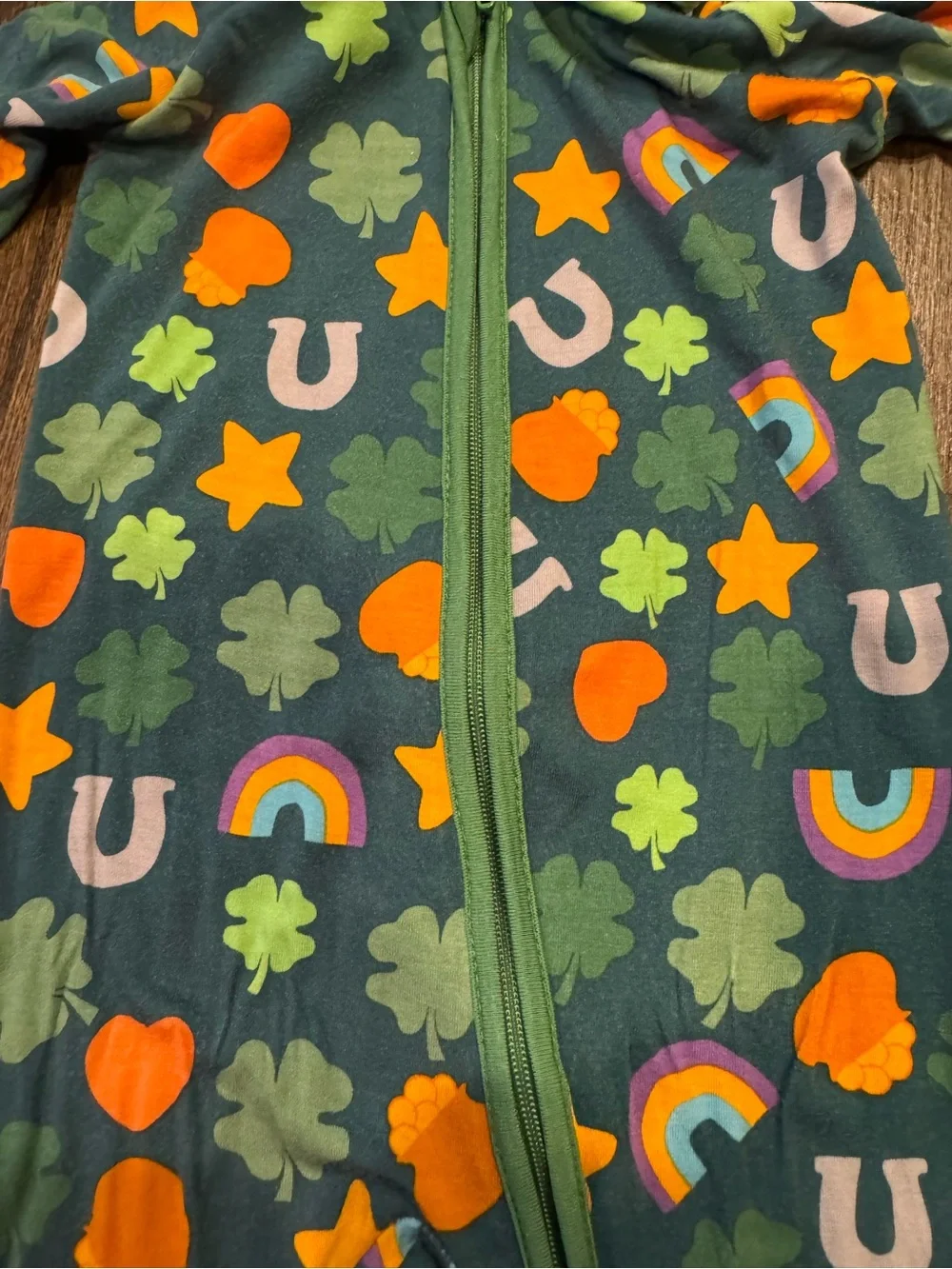 Little sleepies bamboo lucky pajamas size 6-12 months